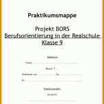 Bemerkenswert Praktikumsmappe Vorlage 990x1406