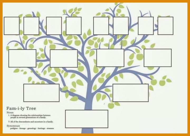 Erschwinglich Stammbaum Vorlage 736x529