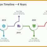 Neue Version Timeline Powerpoint Vorlage 1280x720