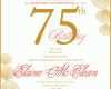 Neue Version 75 Geburtstag Einladung Vorlage 1579x1600