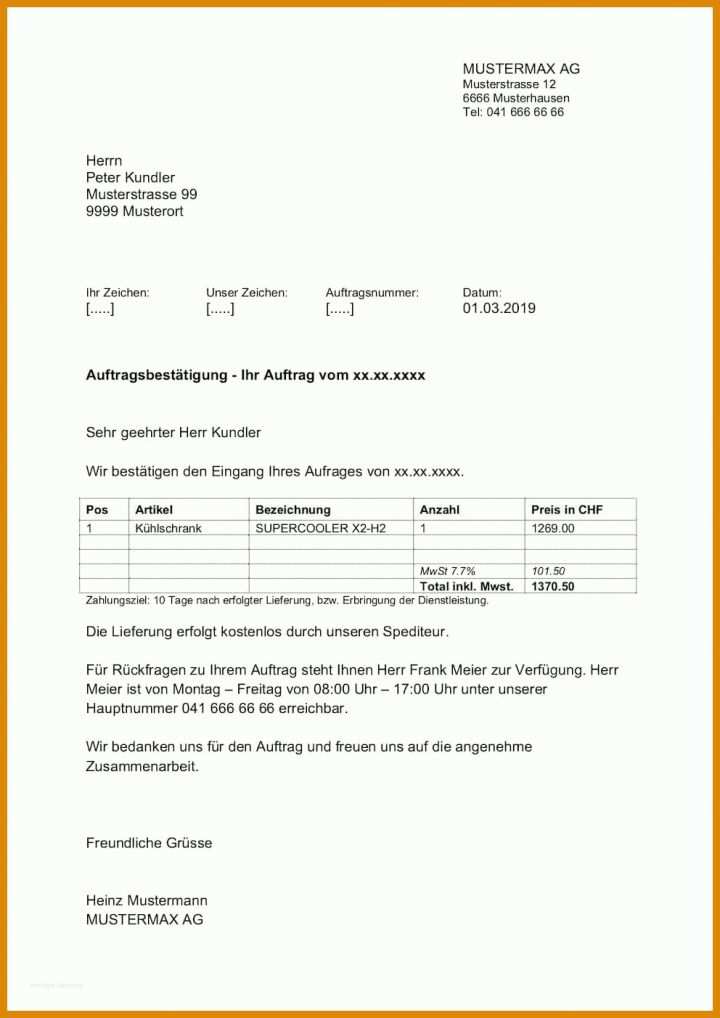 Limitierte Auflage Auftragsbestätigung Vorlage 992x1402