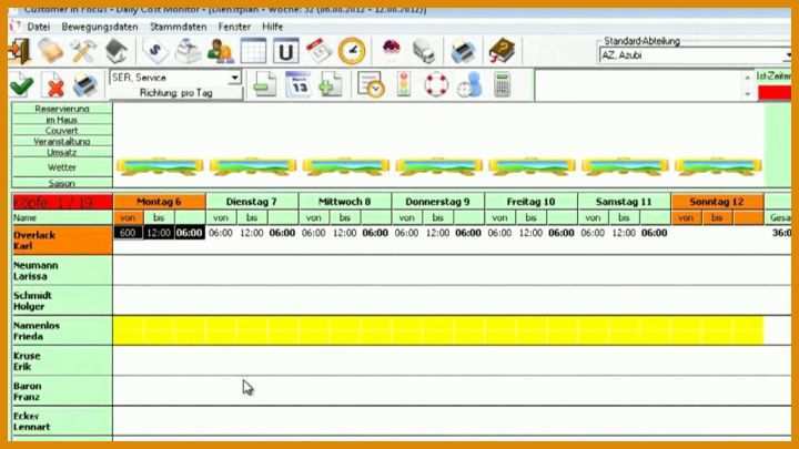 Einzigartig Dienstplan Vorlage Monatsplanung 1024x576