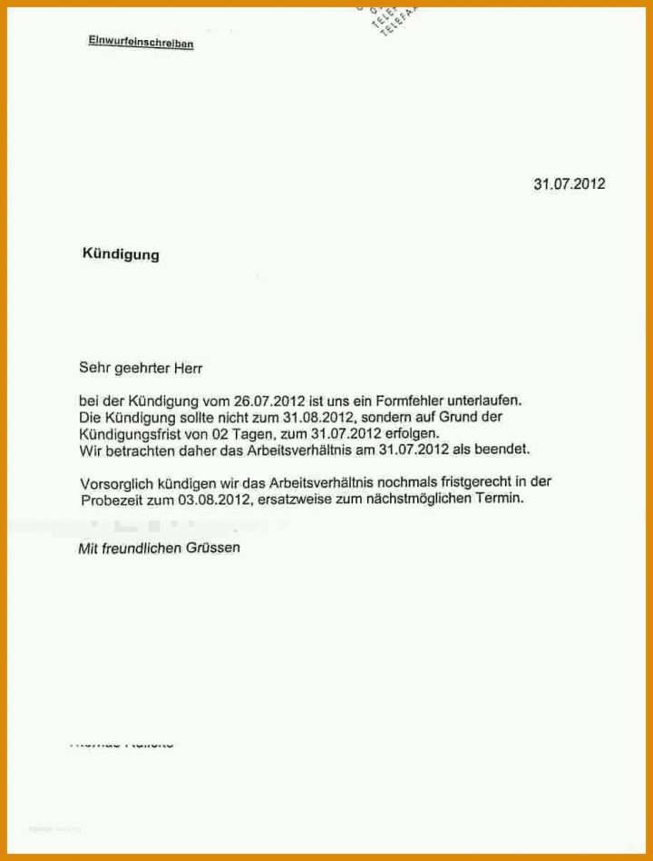 Hervorragend Kündigung Ausbildung Vorlage 914x1204
