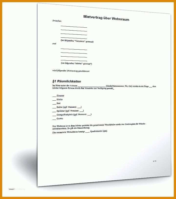 Singular Mietvertrag Vorlage Kostenlos Immobilienscout24 795x900