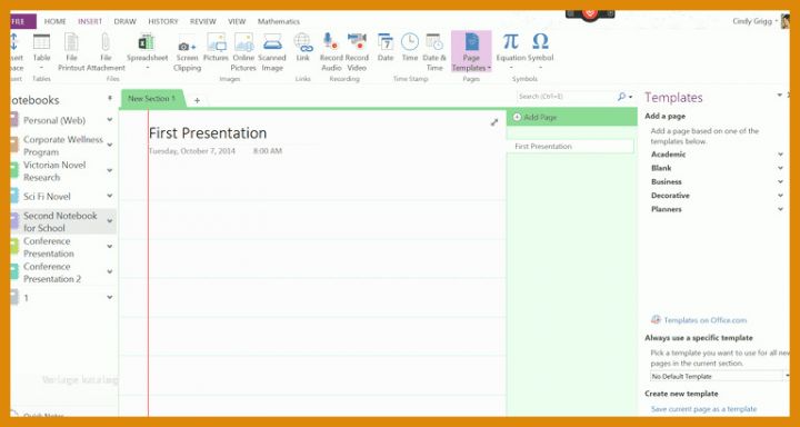 Atemberaubend Onenote Vorlagen Download 768x410