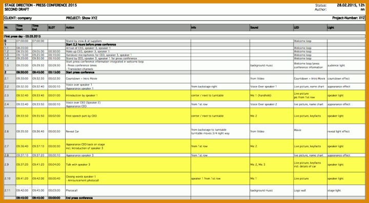 Staffelung Planung Veranstaltung Vorlage 1080x595