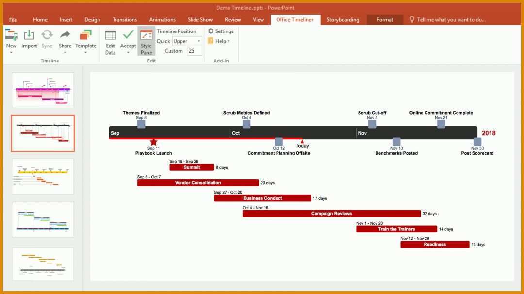 Hervorragen Timeline Powerpoint Vorlage Kostenlos 1800x1012