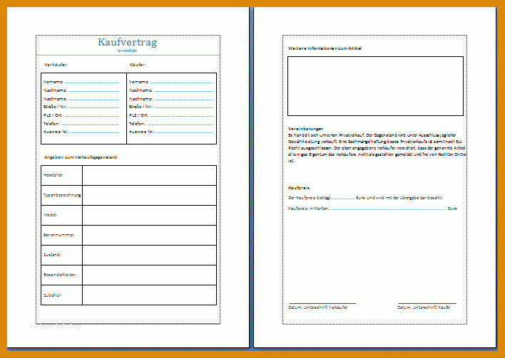 Vorlage Ratenzahlung Allgemeiner Kaufvertrag Pdf Vorlage