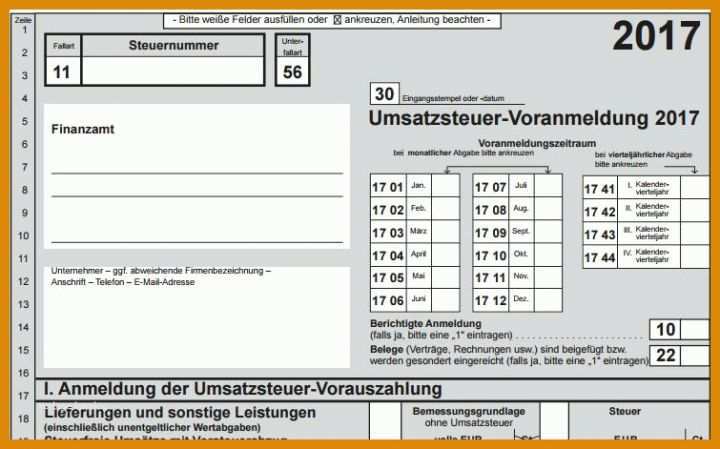 Spezialisiert Vorlage Umsatzsteuervoranmeldung 755x471