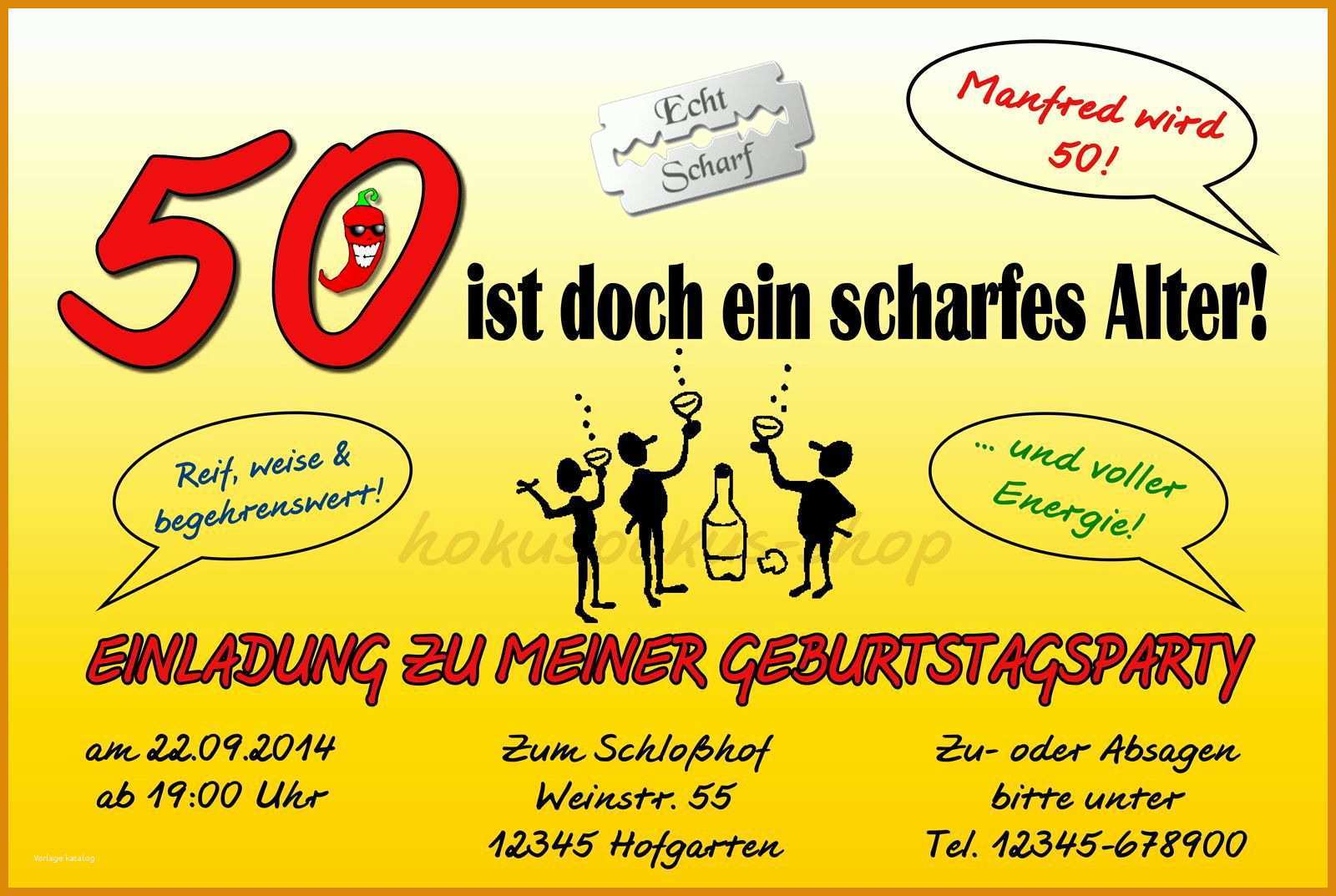 Einzahl Einladung 50 Geburtstag Vorlagen Kostenlos 430149 Muster
