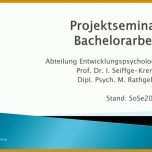 Einzahl Bachelorarbeit Powerpoint Vorlage 720x540