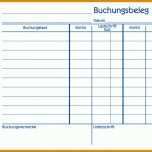 Beste Buchungsbeleg Vorlage Excel 1000x709