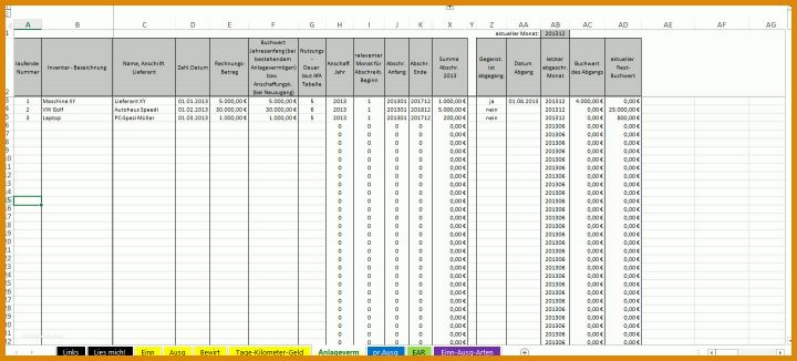 Sensationell Ein Ausgaben Rechnung Excel Vorlage 1440x651