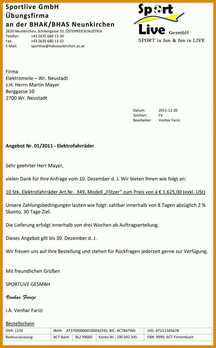 Unvergleichlich Elektro Angebot Vorlage 800x1287