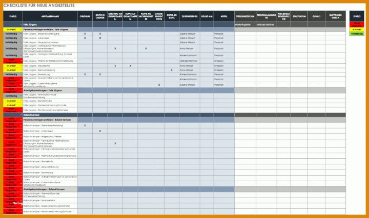 Schockierend Excel Checkliste Vorlage 1123x666