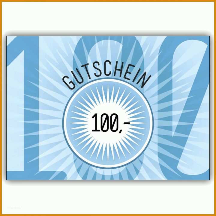 Original Geld Gutschein Vorlage 1200x1200