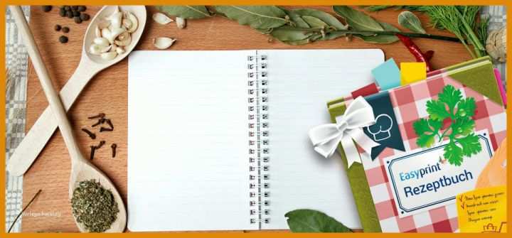Modisch Kochbuch Selbst Gestalten Vorlage Kostenlos 960x447
