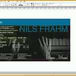 Beste Konzert Ticket Vorlage 1920x1040