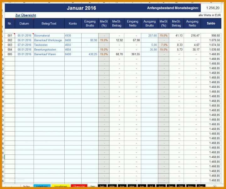 Einzahl Openoffice Kassenbuch Vorlage Kostenlos 1064x890