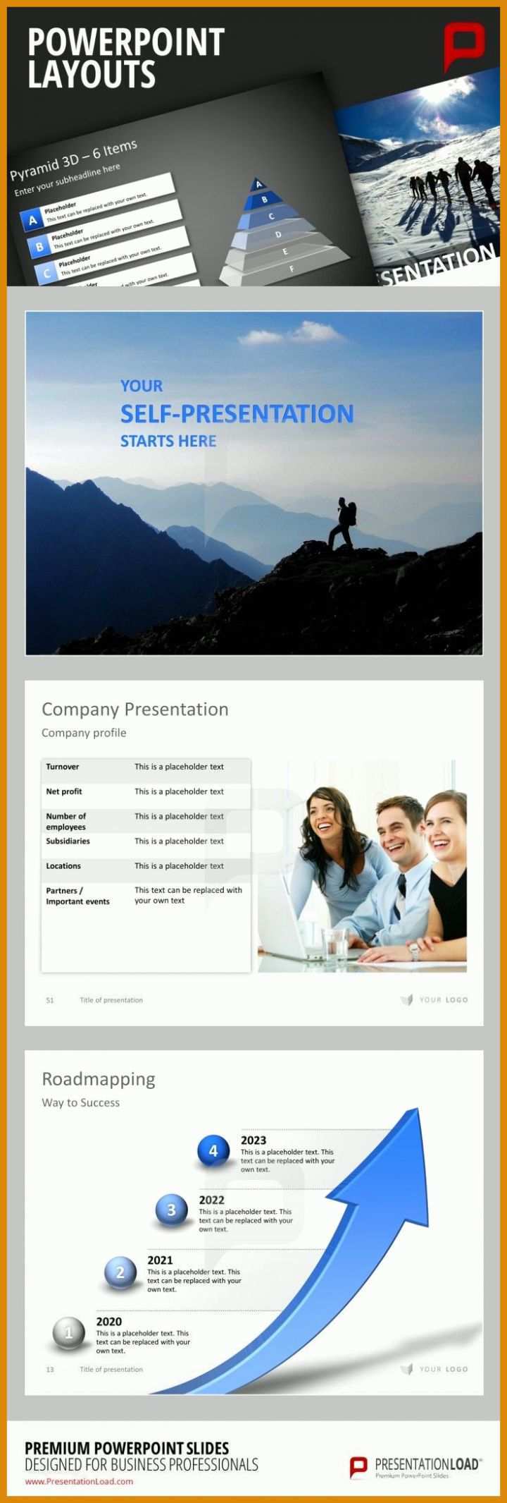 Empfohlen Powerpoint Vorlagen Professionell 736x2178