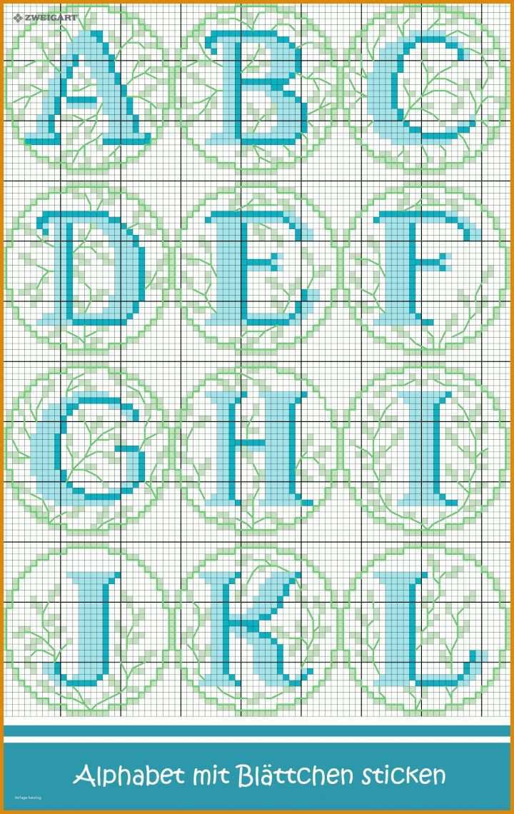 Spezialisiert Sticken Alphabet Vorlage 1418x2245