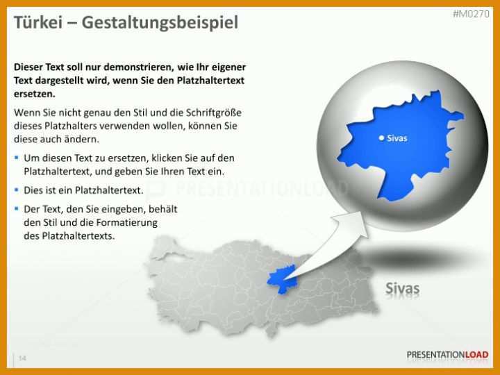 Sensationell Türkei Powerpoint Vorlage 727x545