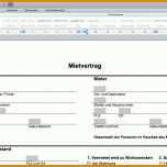 Beeindruckend Untermietvertrag Vorlage Openoffice 1252x763