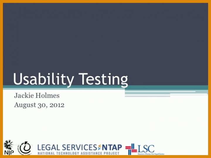 Bestbewertet Usability Test Vorlage 728x546