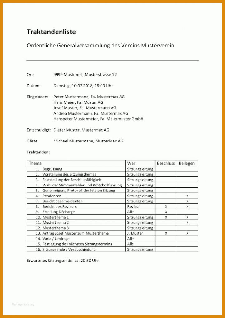 Hervorragend Vorlage Protokoll Kostenlos 744x1052