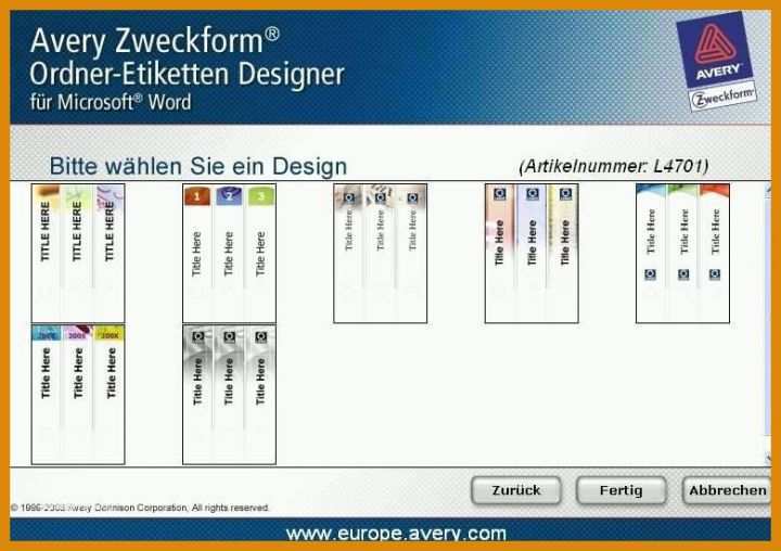 Empfohlen Zweckform Ordner Etiketten Word Vorlage 780x550