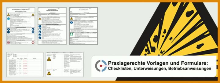Bestbewertet Betriebsanweisungen Vorlagen 962x363