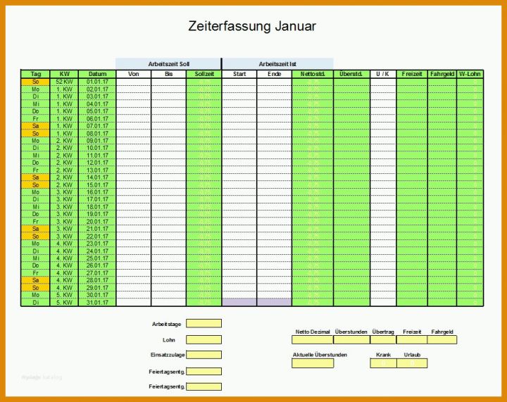 Erschwinglich Datev Vorlage Zur Dokumentation Der Täglichen Arbeitszeit 2017 926x735