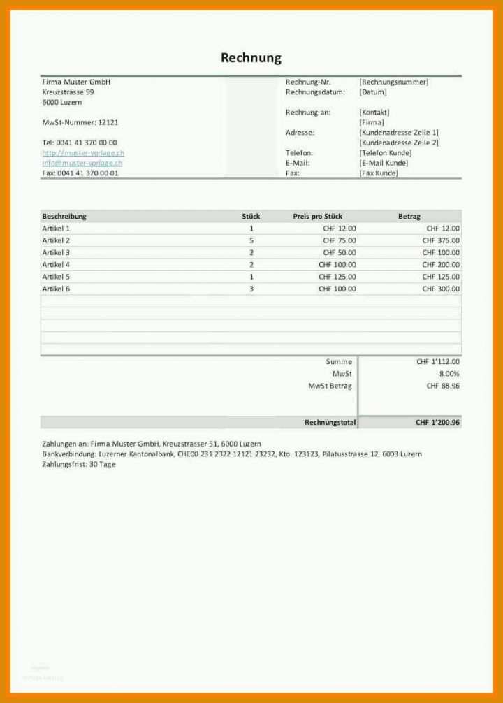 Eigenbeleg Vorlage Excel 17 Dauerrechnung Muster