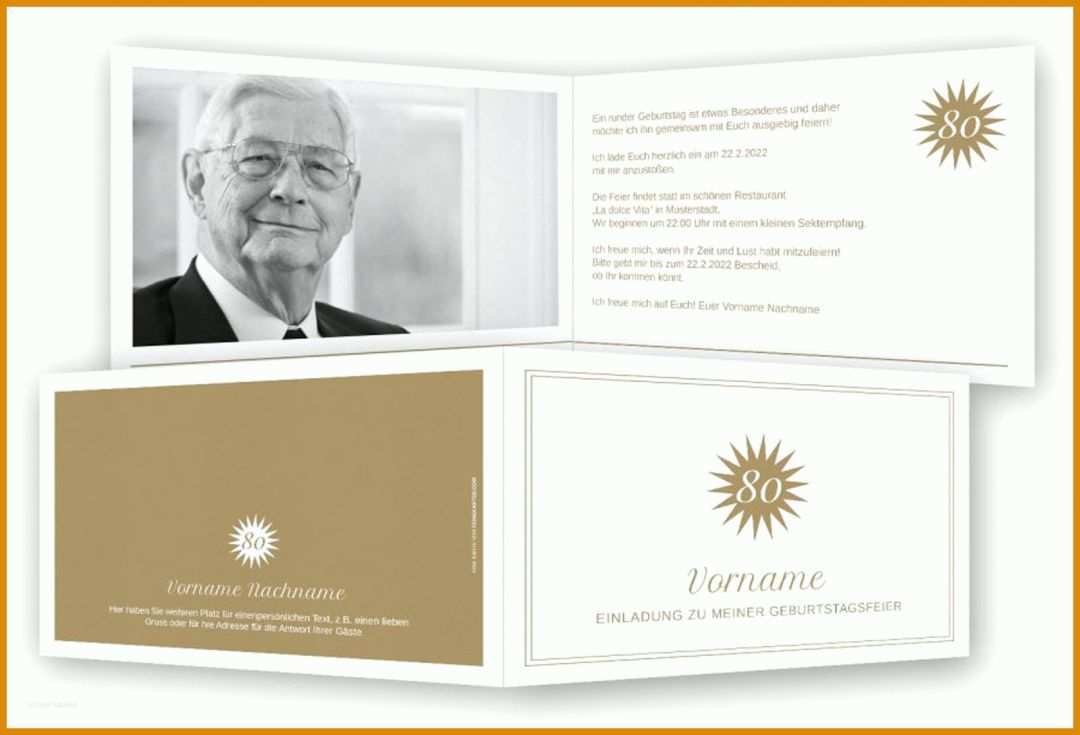 Überraschend Einladung 80 Geburtstag Vorlage Word 1600x1089