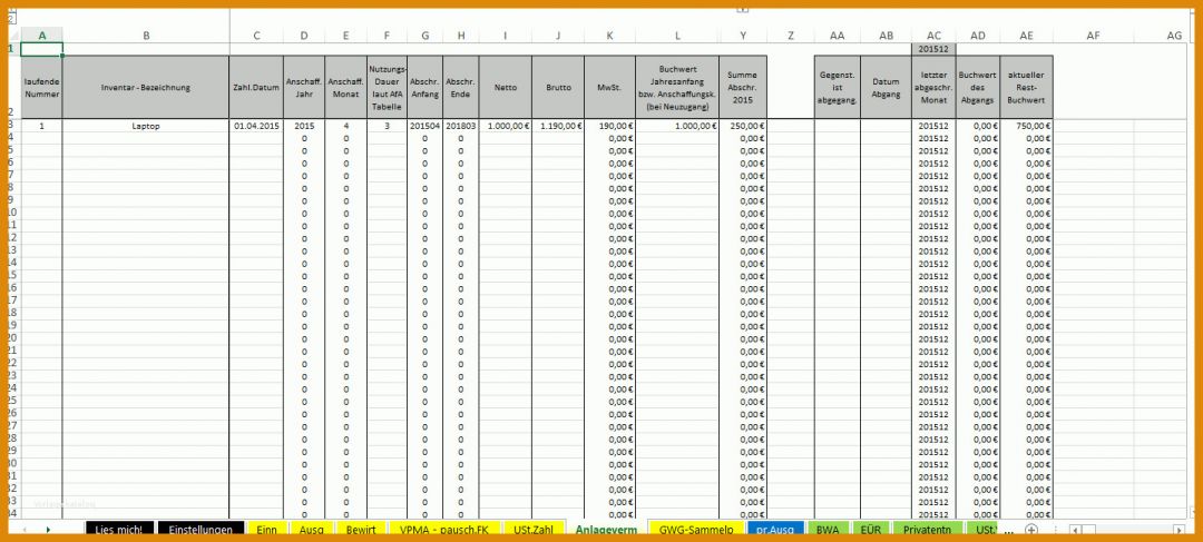 Am Beliebtesten Einnahmen überschuss Rechnung Vorlage Excel 1438x648