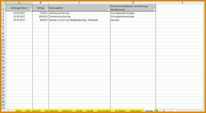 Ideal Excel Vorlage Einnahmen Ausgaben 1440x794