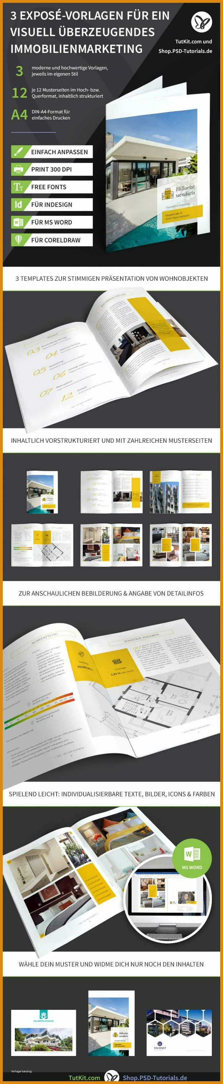 Erstaunlich Expose Vorlage Immobilien Word 800x3873