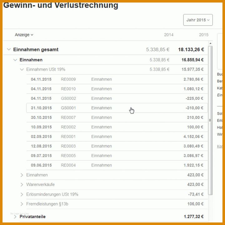 Empfohlen Gewinn Und Verlustrechnung Vorlage 887x887