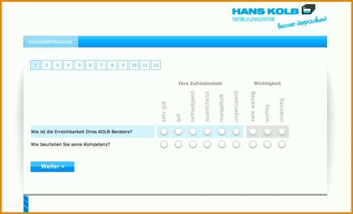 Kundenbefragung Vorlage Kundenzufriedenheitsanalyse