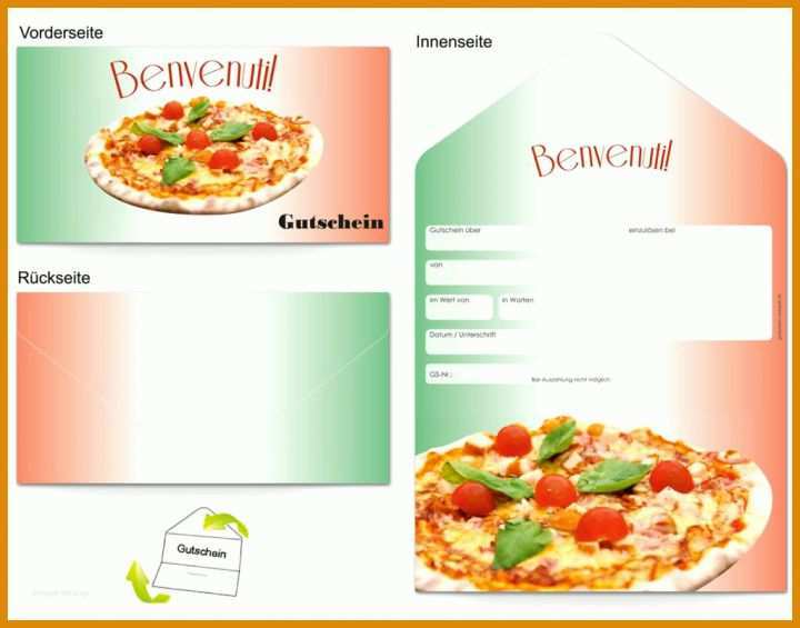 Sensationell Pizza Gutschein Vorlage 1024x803