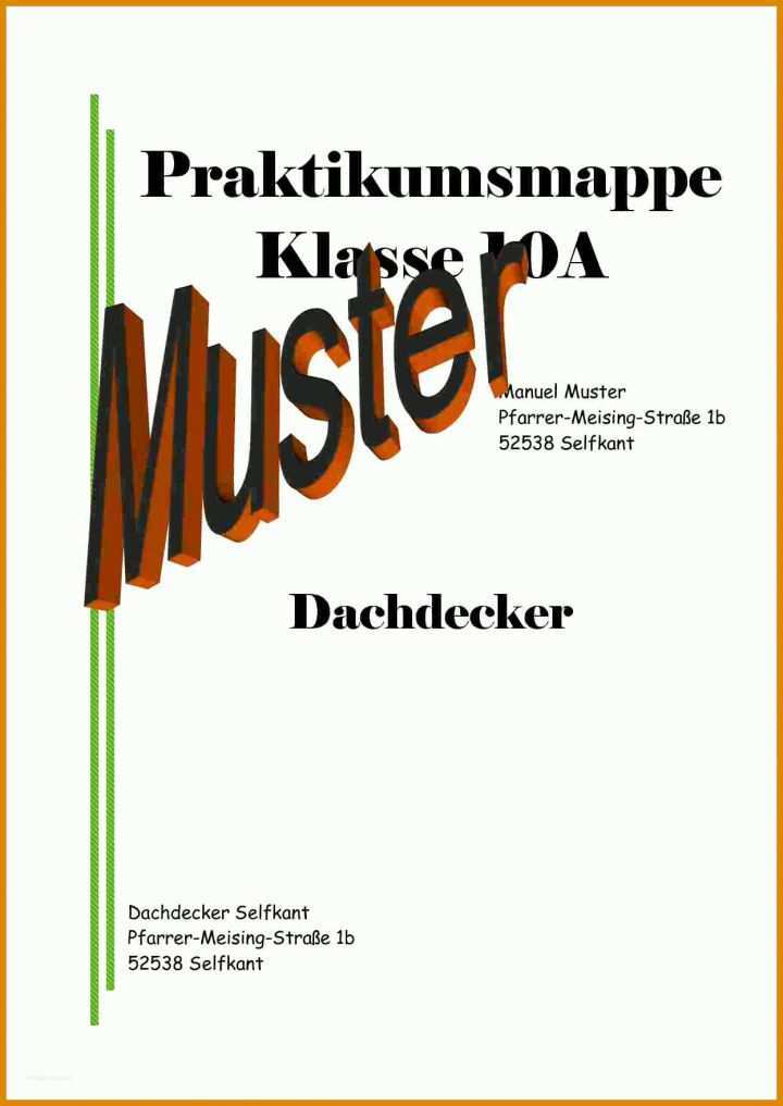 Empfohlen Praktikumsbericht Vorlage 1246x1760