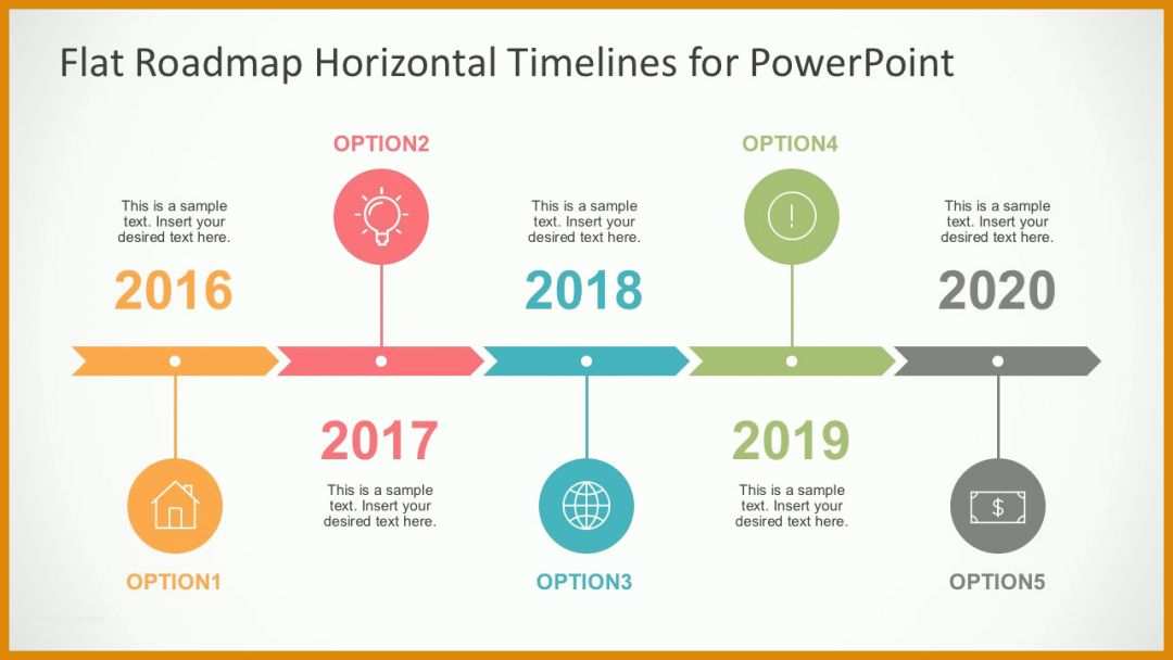 Außergewöhnlich Timeline Powerpoint Vorlage 1280x720