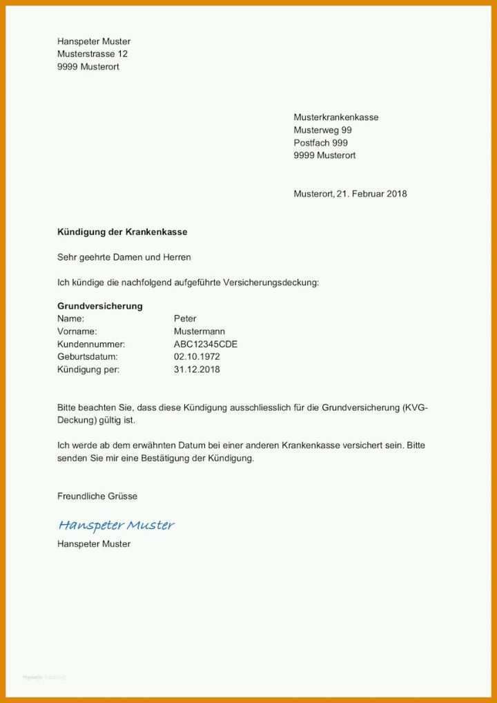 Neue Version Vereinsmitgliedschaft Kündigen Vorlage 868x1227