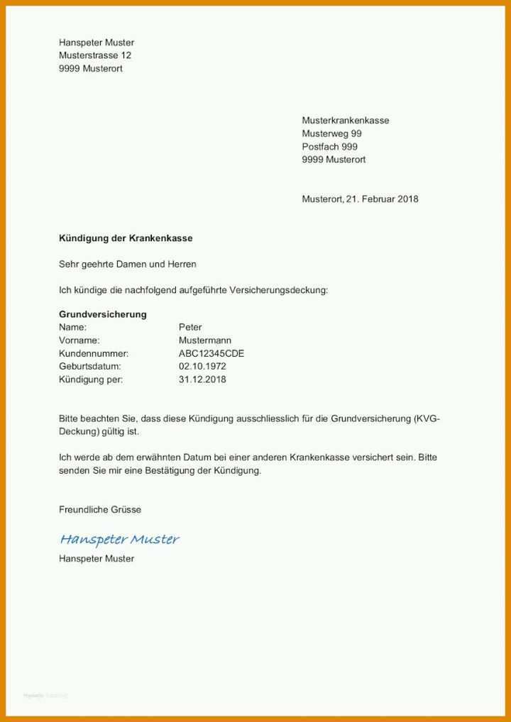 Neue Version Vereinsmitgliedschaft Kündigen Vorlage 868x1227