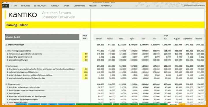 Sensationell Vorlage Bilanz Excel Kostenlos 1024x528