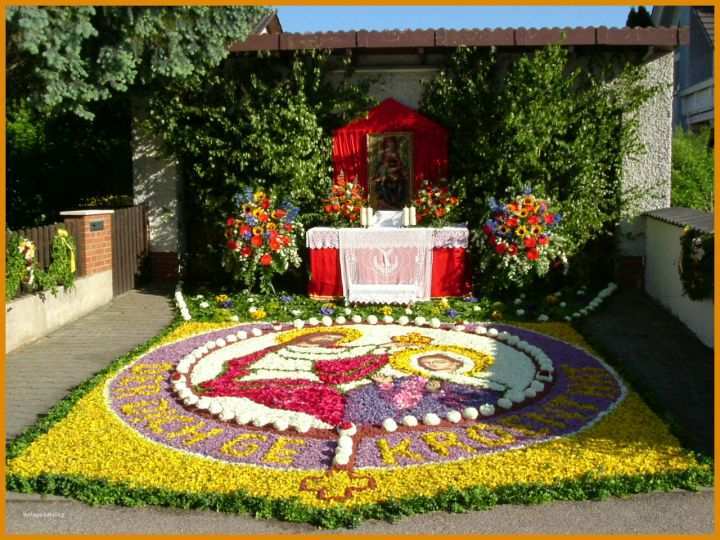 Atemberaubend Blumenteppich Fronleichnam Vorlagen 1280x960