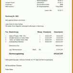 Bemerkenswert Brief Rechnung Vorlage 724x1024