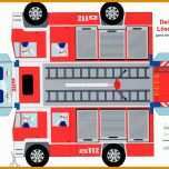 Ideal Feuerwehrauto Basteln Vorlage 1024x721