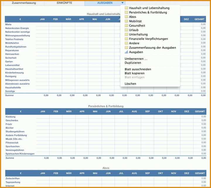 Neue Version Kredit Excel Vorlage 2010x1792