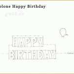 Angepasst Pop Up Karte Happy Birthday Vorlage 3484x2436